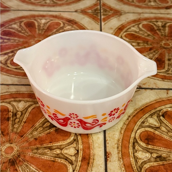 Rare Vintage Pyrex 70s 1QT Casserole Dish Friendship Pattern #473 W/O Lid - Picture 13 of 15